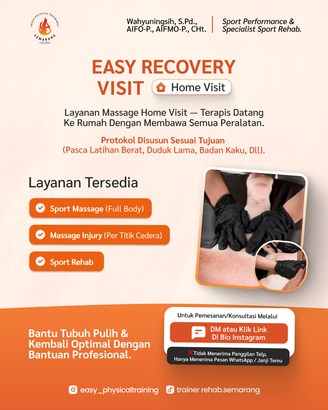 Easy Recovery Visit